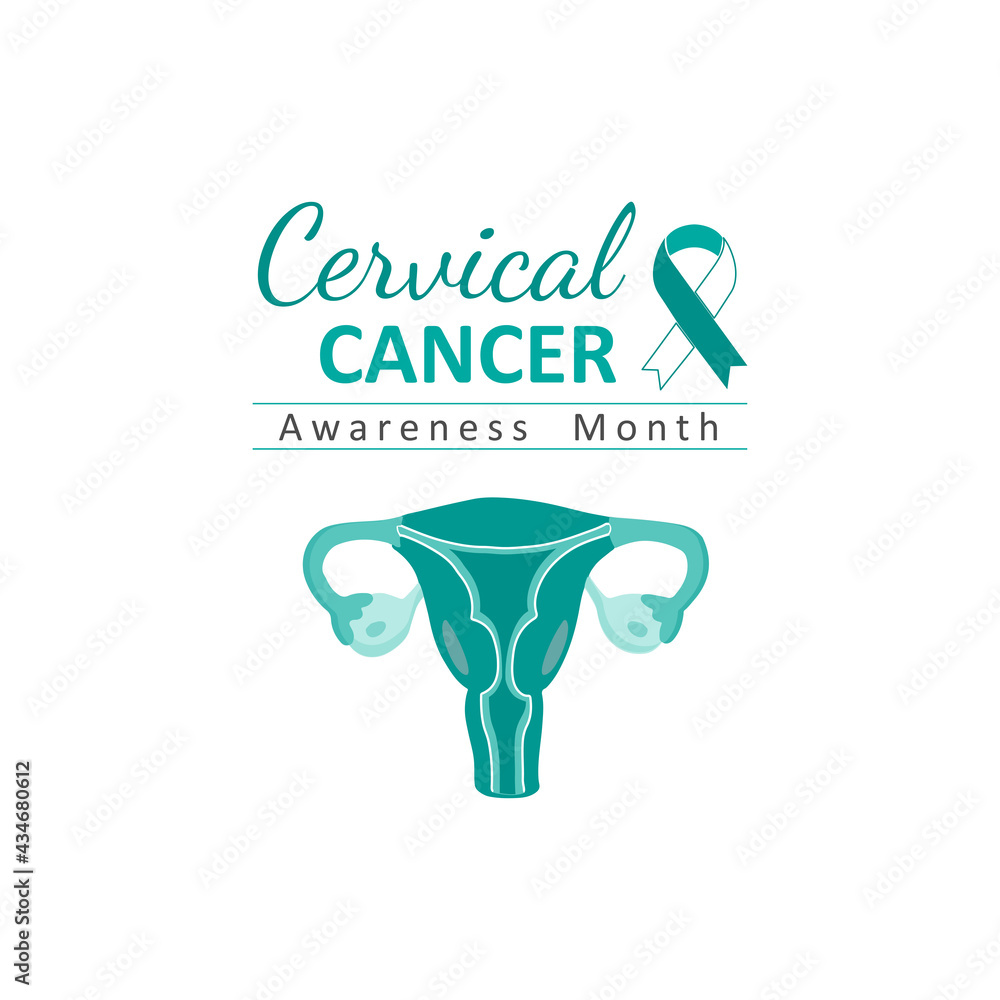 Cervical Cancer Awareness Month. Vector illustration Stock Vector ...