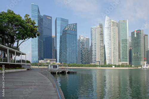  View of the buildings at Collyer Quay