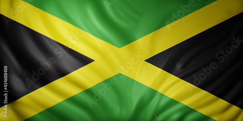  Jamaica 3d flag