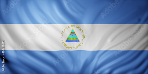  Nicaragua 3d flag