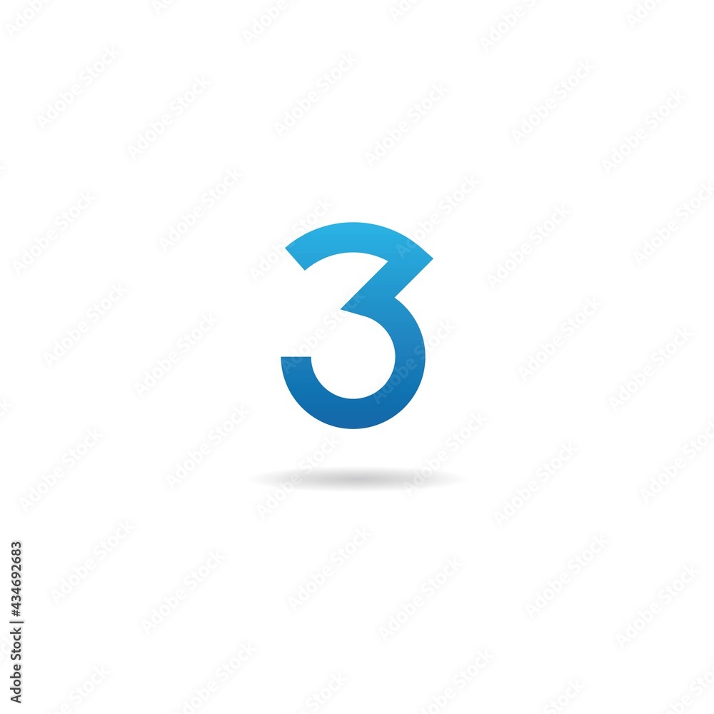 number 3 logo design icon inspiration number 3 logo design icon inspiration