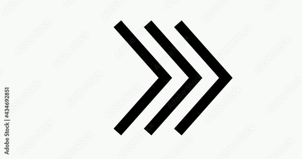 arrow sign. swipe icon video animation. arrow moving bouncing arrow sign. swipe icon video animation. arrow moving bouncing