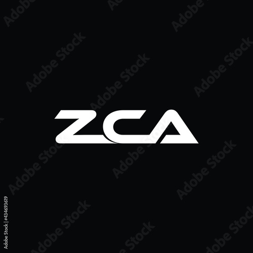 zca letter logo design  photo