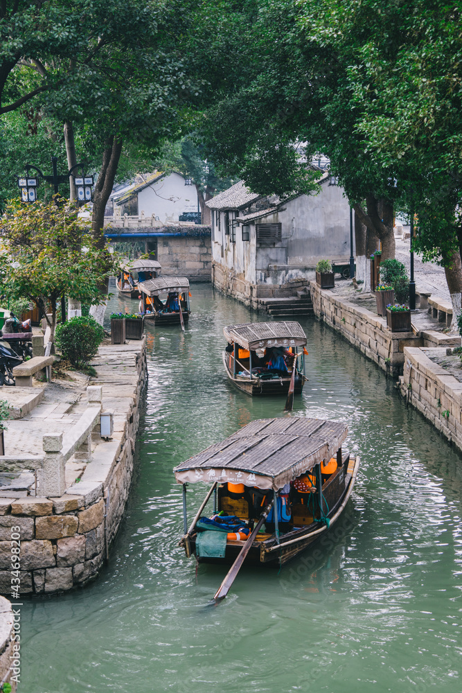 Obraz premium Ancient town of Luzhi, Suzhou, China, natural scenery