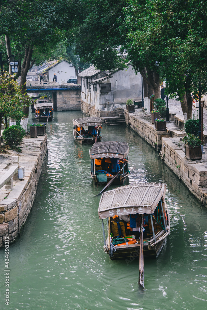 Ancient town of Luzhi, Suzhou, China, natural scenery