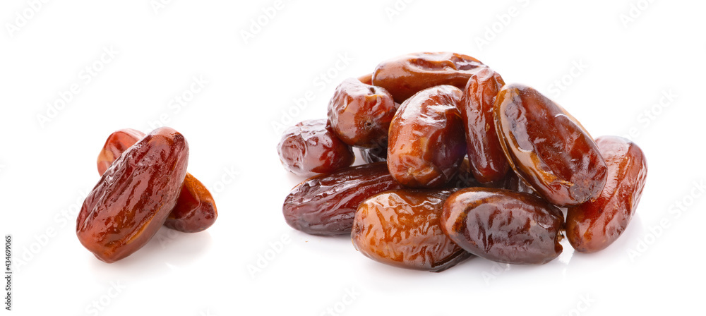 Dates isolated on white background Dates isolated on white background