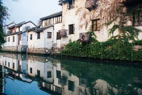 Beautiful scenery of Zhouzhuang ancient town in Suzhou, China