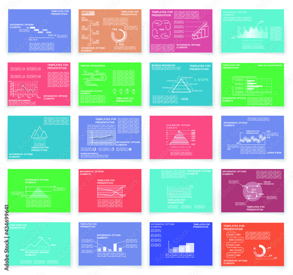 Brochure for business reports, cover layout and infographics Brochure for business reports, cover layout and infographics