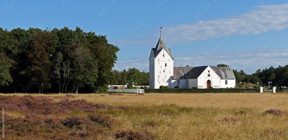 Die Kirche Sankt Clemens auf der Insel Römö