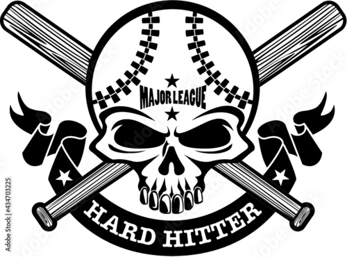 human skeleton playing baseball