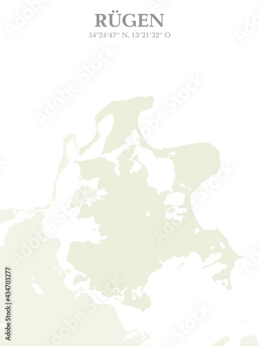 Ostsee Karte - Rügen