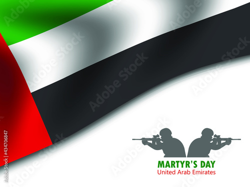 UAE Martyr's day , Vector Illustration.