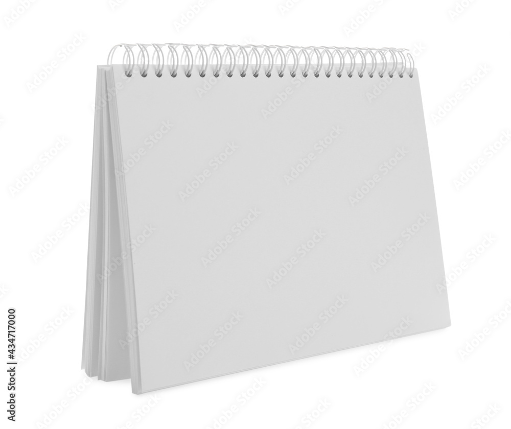Blank paper brochure isolated on white. Mockup for design Blank paper brochure isolated on white. Mockup for design