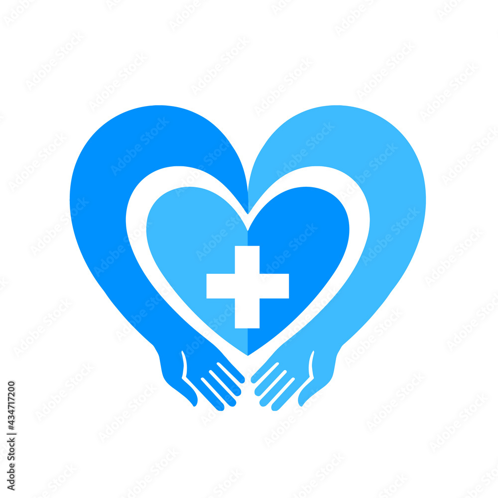 Obraz premium Medical pharmacy logo design template vector illustrator