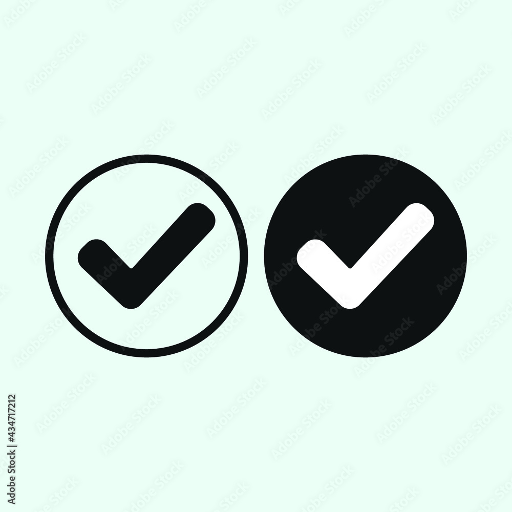check mark icon illustration check mark icon illustration