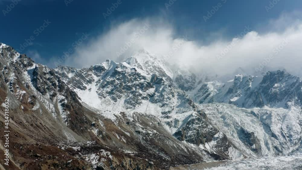 Chongra Peak, snowy mountain top seen from Nanga Parbat Base camp, Himalaya Chongra Peak, snowy mountain top seen from Nanga Parbat Base camp, Himalaya