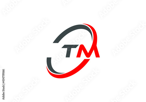 this is a creative text TM logo icon