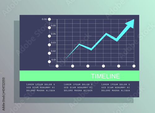 Infographic elements for annual reports