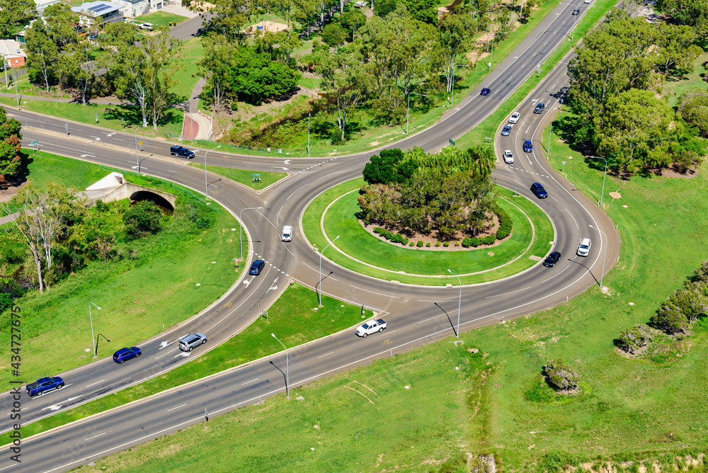 Dawson Highway roundabout in Gladstone