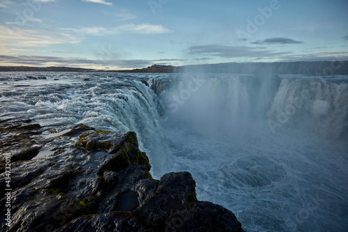 Fototapeta Naklejka Na Ścianę i Meble -  Dettifoss waterfall Iceland the most powerful waterfall in Europe