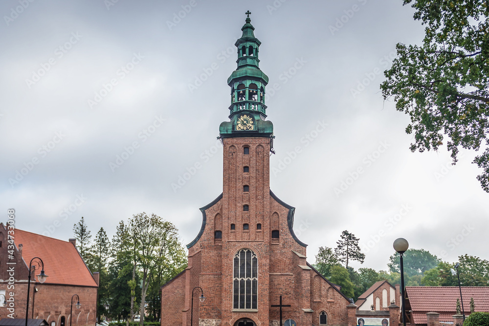 Assumption of Blessed Mary Roman Catholic church in Kartuzy town, Poland