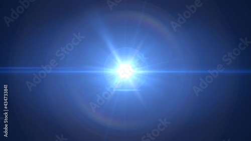 Wallpaper Mural Optical lens flare effect. 4K resolution. Very high quality and realistic.on black background Torontodigital.ca