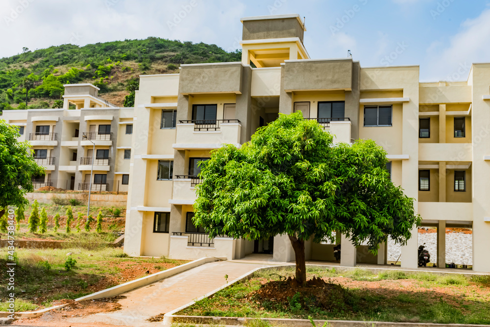 Mango Building A five floor building just completed it's construction near by bitumen ...
