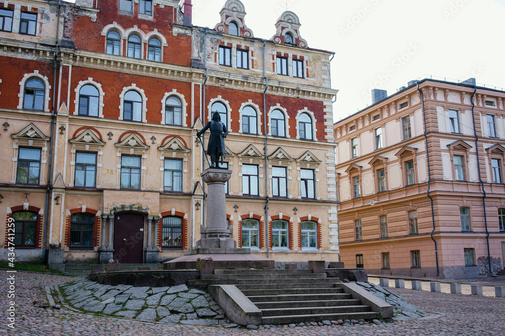 Torgils Knutsson Monument in Vyborg Old City