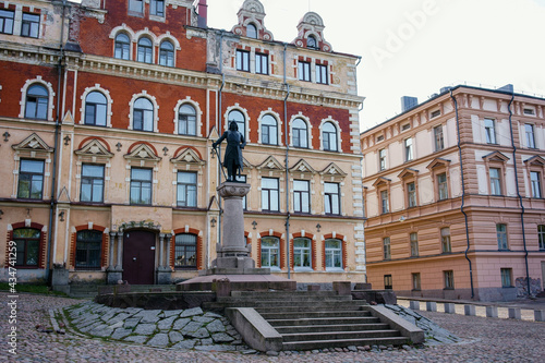 Torgils Knutsson Monument in Vyborg Old City photo