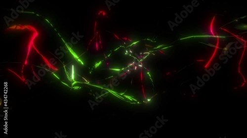 Energy Streaks Looping Video Background
