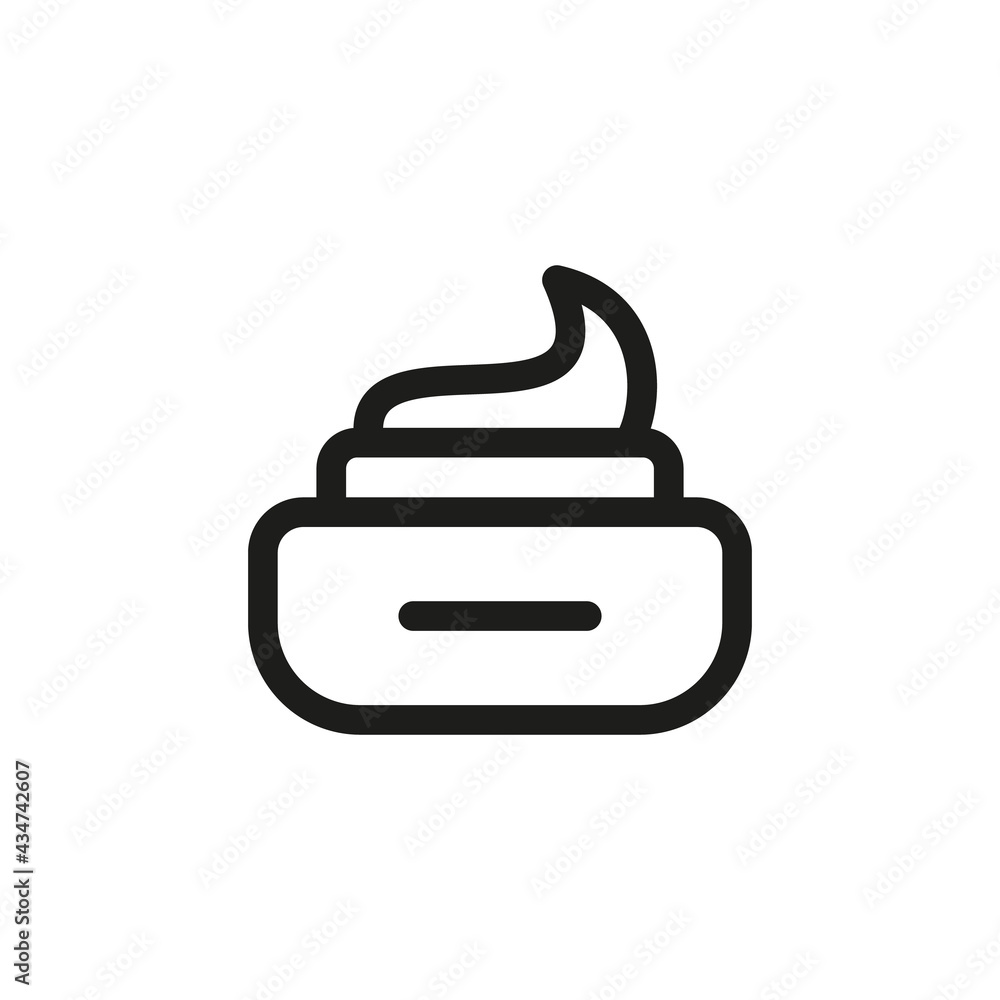 Cosmetic cream icon for beauty, skin care concept. Usage for beauty and fashion websites and mobile apps. Cosmetic cream icon for beauty, skin care concept. Usage for beauty and fashion websites and mobile apps.