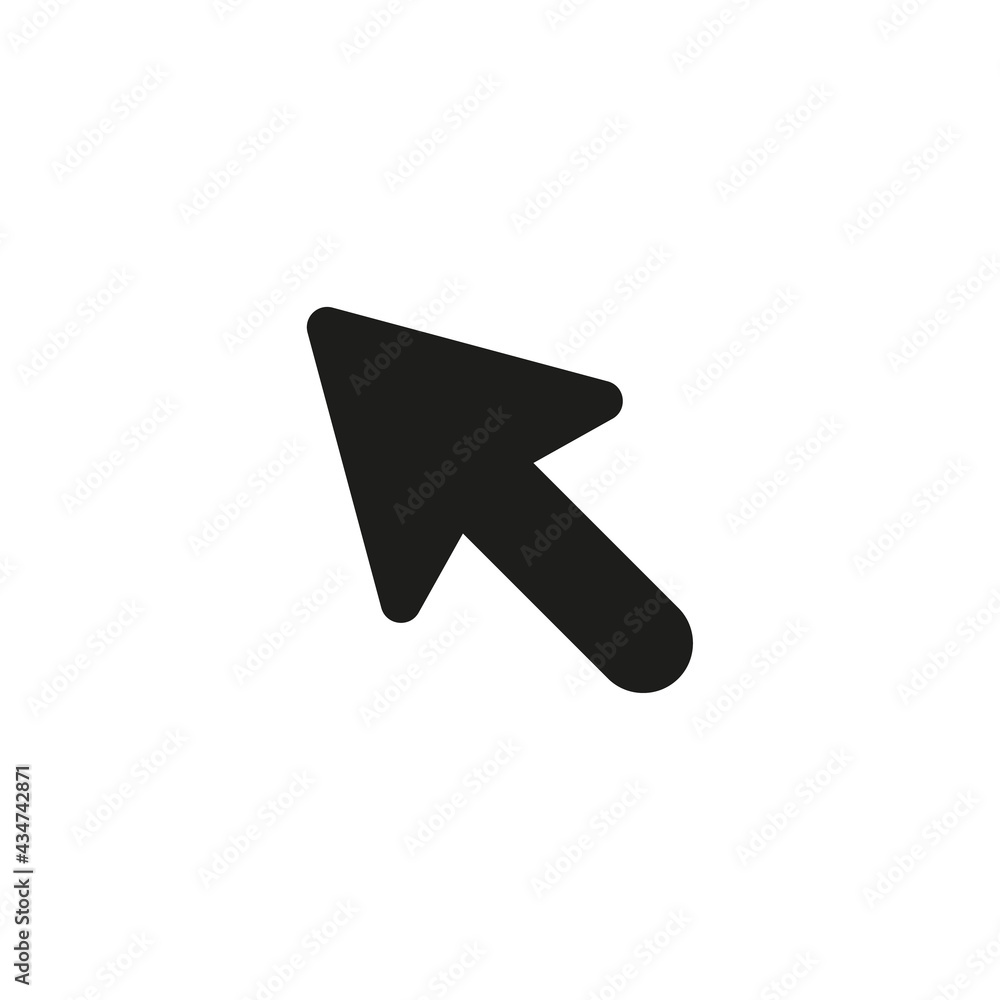 Mouse cursor icon in line design style. Usage for click button, pointer web UI design. Mouse cursor icon in line design style. Usage for click button, pointer web UI design.