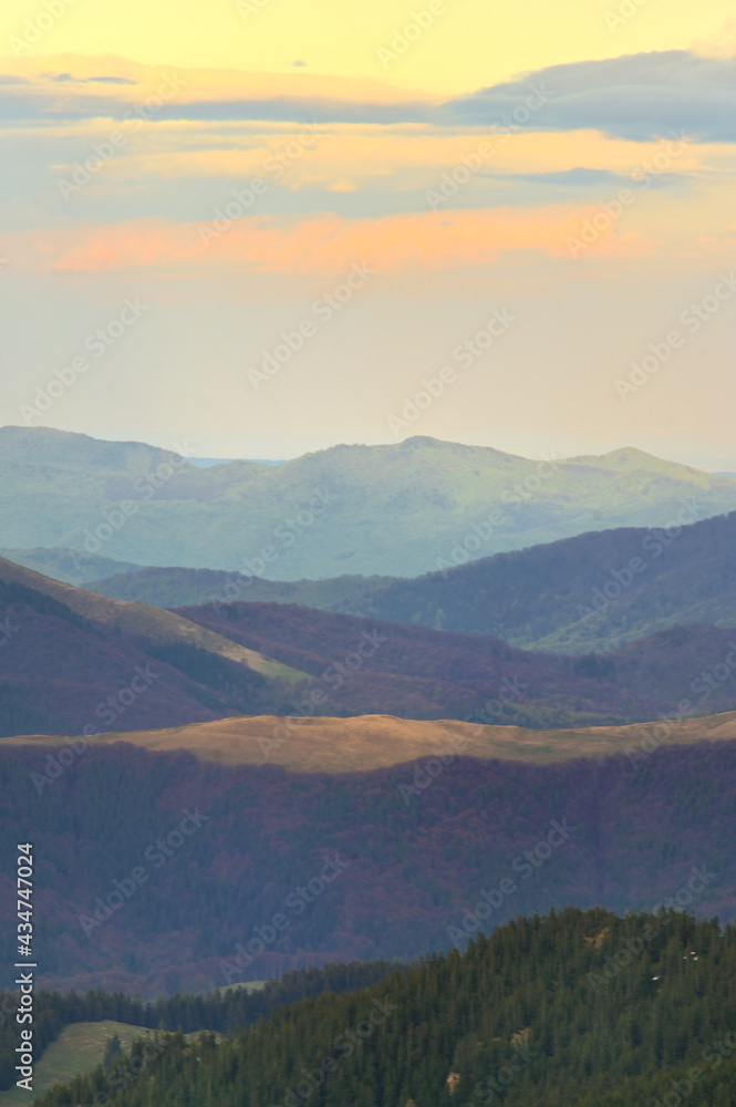 Landscape Mountains, Ciucas, Transylvania, Romania