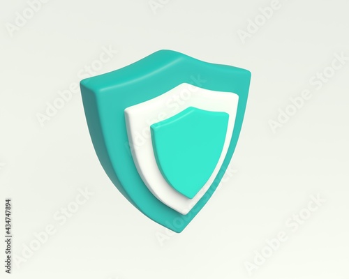 Free Download Simple Shield icon. Network security icon. VPN Virtual Private network sign.
Cyber security and privacy connection technology. Anonymous Internet. 
3d rendering illustration
 - GFXLoad