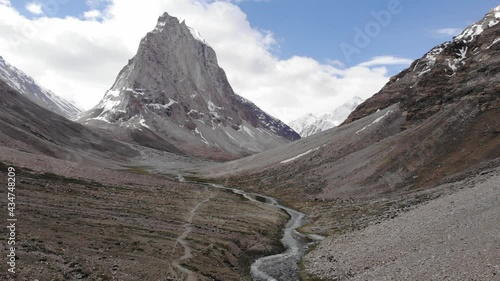 THE VALLEY OF ZANSKAR  IN NORTH OF INDOA