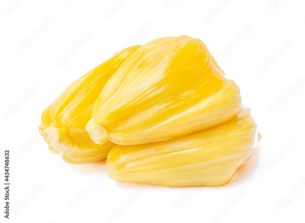 Ripe Jackfruit isolated on white background Ripe Jackfruit isolated on white background