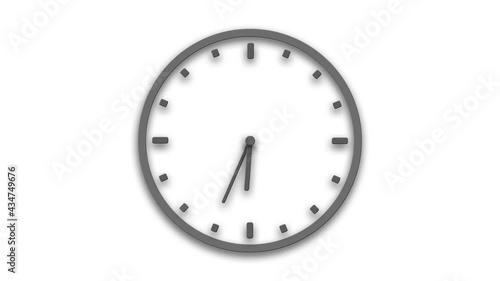 clock isolated on white photo