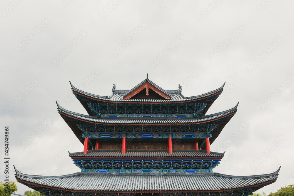 Traditional archiecture in old town of Lijiang, Yunnan, China