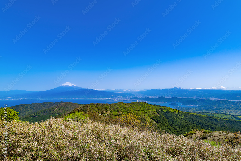 静岡県西伊豆スカイラインから見た景色 静岡県西伊豆スカイラインから見た景色