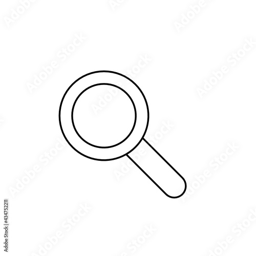 Search Icon. Magnifying Glass Icon. SVG Icon.