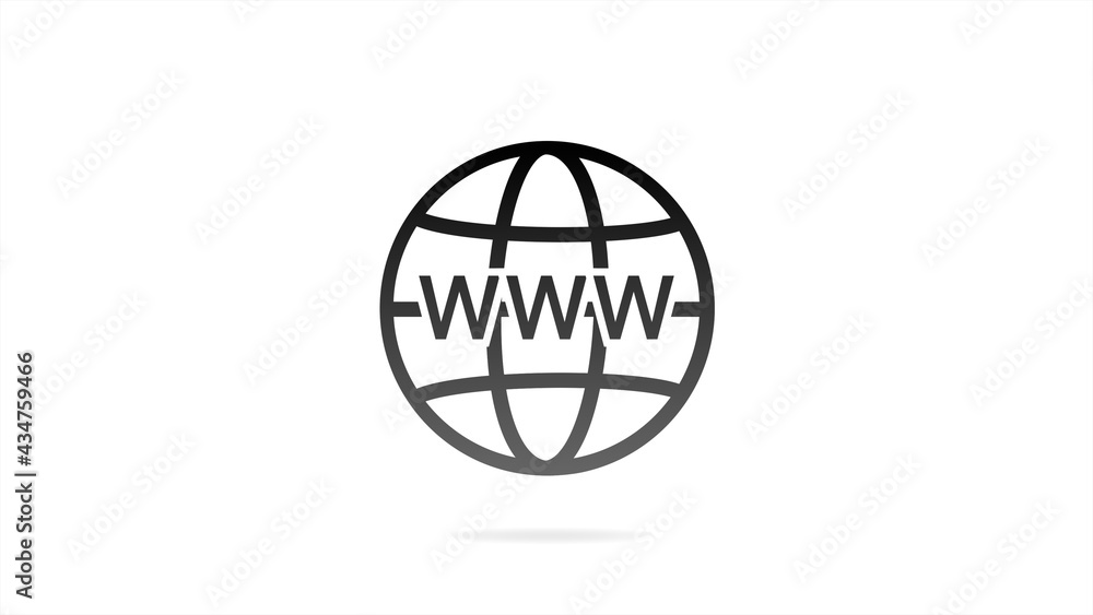 World Wide Web with Wire Globe for Digital World Illustration World Wide Web with Wire Globe for Digital World Illustration