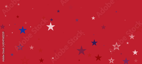 National American Stars Vector Background. USA Memorial Independence 4th of July 11th of November Veteran's President's Labor Day