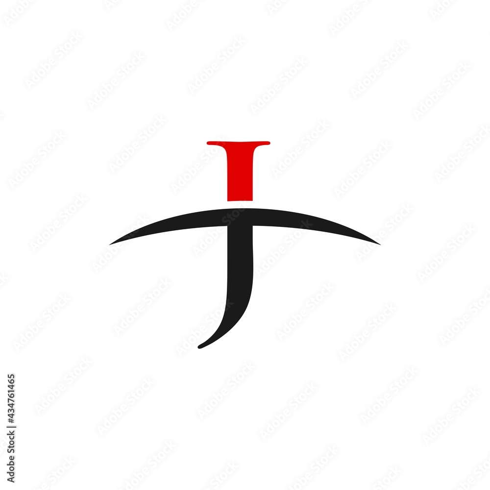 Initial letter J, overlapping movement swoosh horizon, logo design inspiration vector Initial letter J, overlapping movement swoosh horizon, logo design inspiration vector