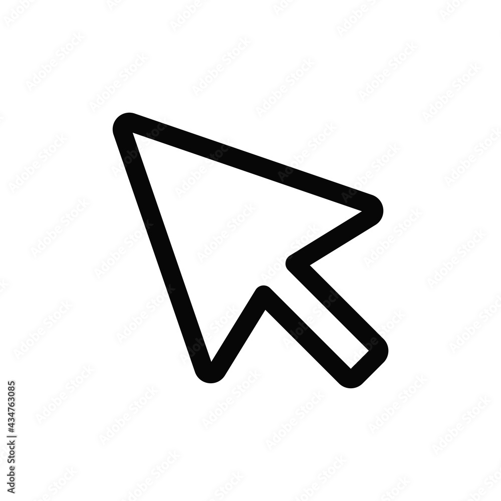 Cursor icon vector. Pointer sign Cursor icon vector. Pointer sign