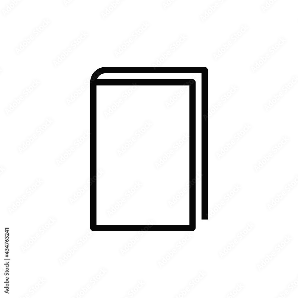Book icon vector. Textbook sign Book icon vector. Textbook sign