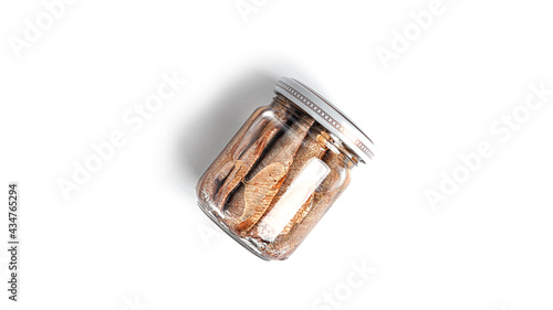 Sprats isolated on a white background.