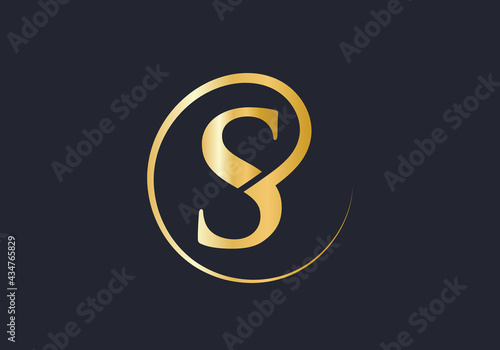 S Logo for luxury branding. Elegant and stylish S logo design for your company. S letter logo.