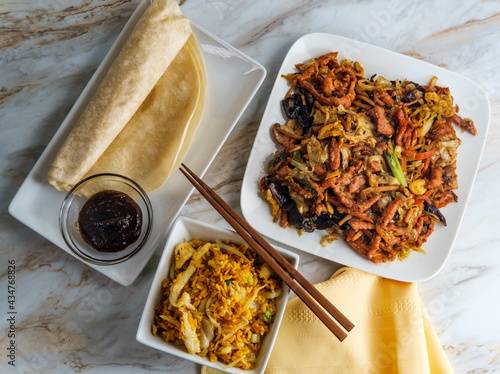 Fotografija Moo Shu Pork Pancakes