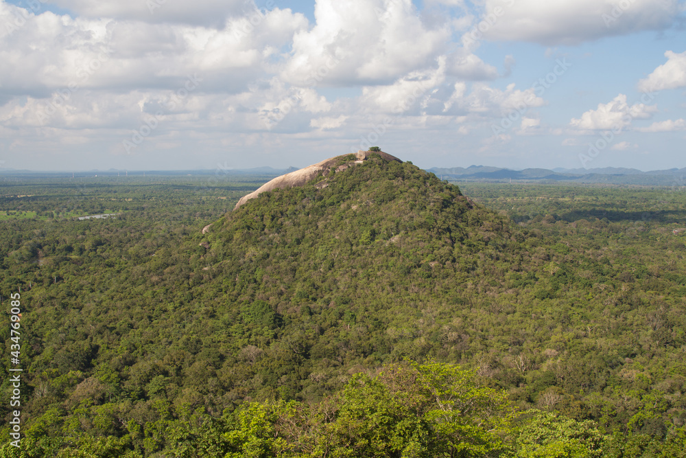 Sigiriya, ion Rock plateau on Sri Lanka
