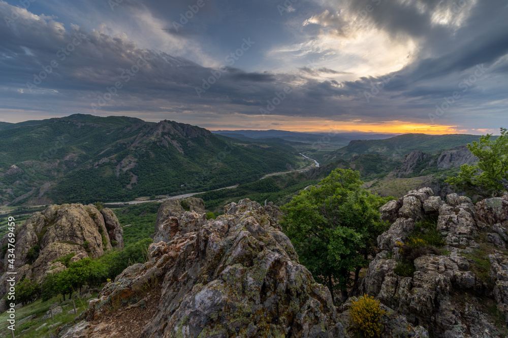 Rhodopes Mountain Range in Southeastern Europe, Bulgaria
